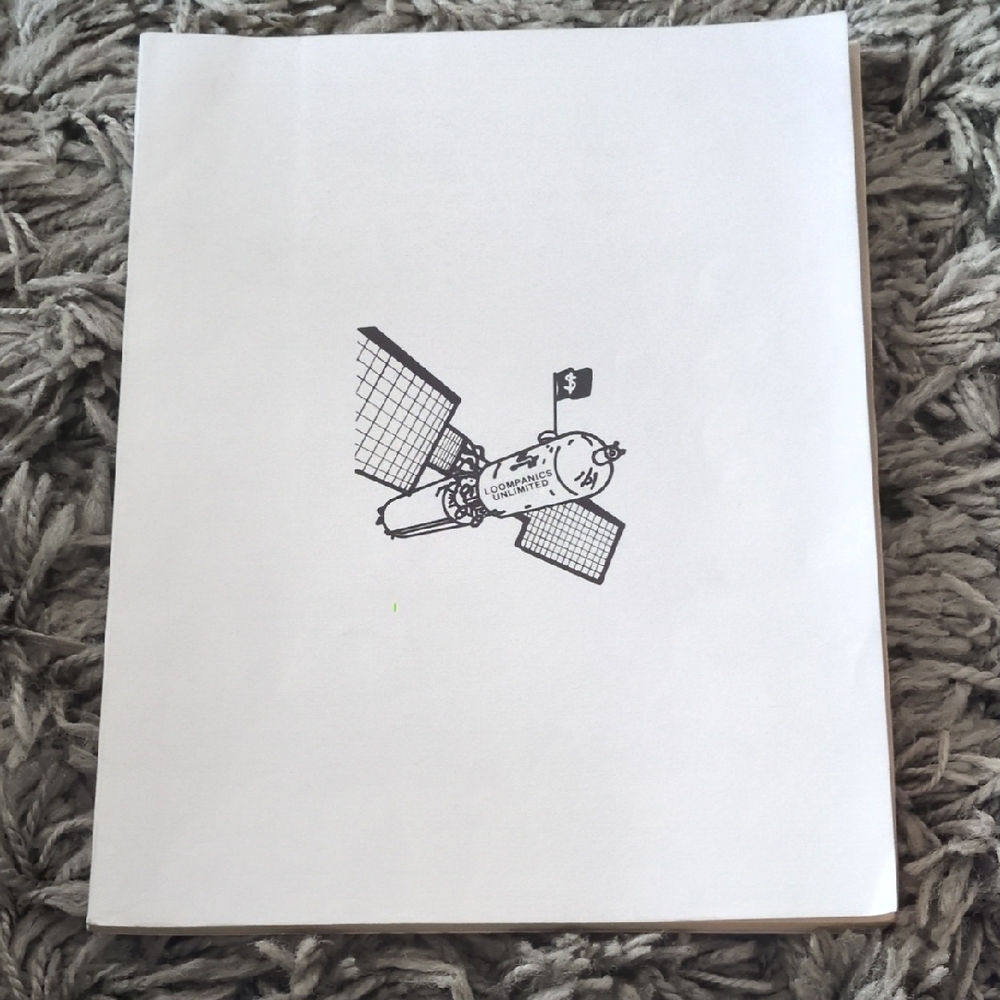 Spacecraft Art Print in Black and White